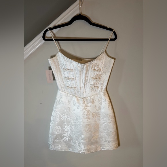 SAU LEE Joey Dress in White - Size 2 (NWT) - Picture 8 of 12